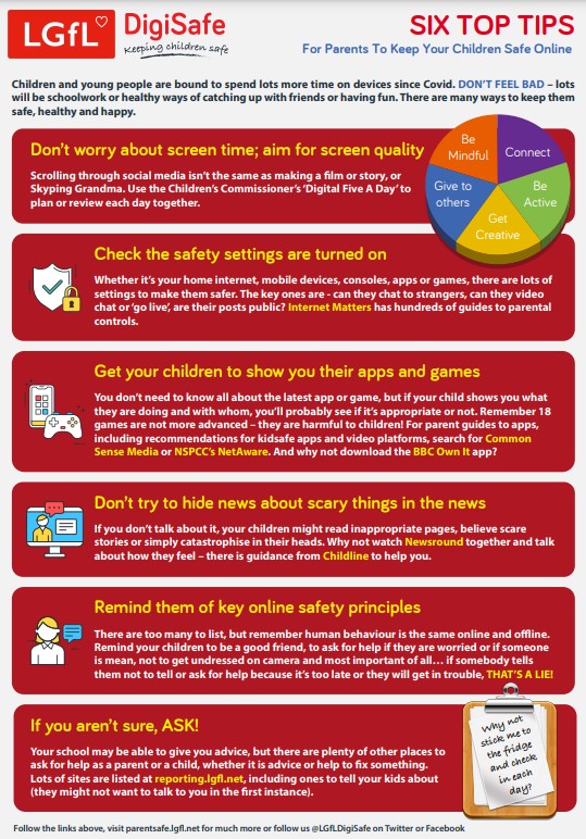 Top Tips to Stay Safe Online